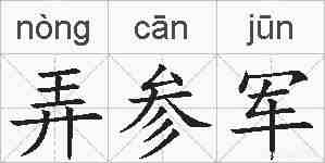 弄参军的拼音