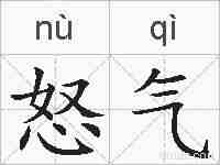 怒气的拼音