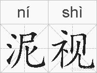 泥视的拼音
