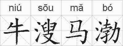 牛溲马渤的拼音