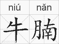 牛腩的拼音