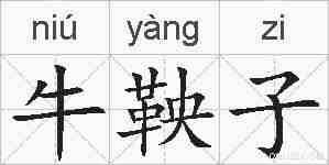 牛鞅子的拼音