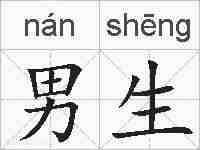 男生的拼音