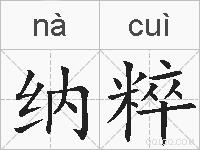 纳粹的拼音