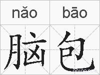 脑包的拼音