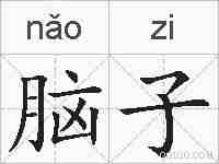 脑子的拼音