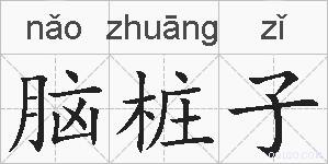 脑桩子的拼音