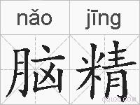 脑精的拼音