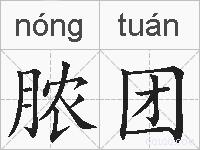 脓团的拼音