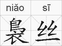 裊丝的拼音