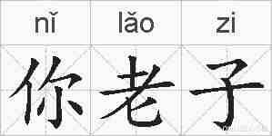 你老子的拼音