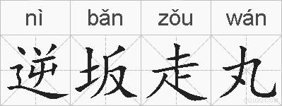 逆坂走丸的拼音