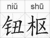 钮枢的拼音