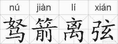 驽箭离弦的拼音