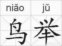 鸟举的拼音
