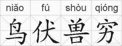 鸟伏兽穷的拼音