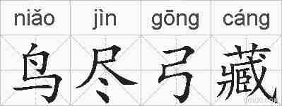 鸟尽弓藏的拼音