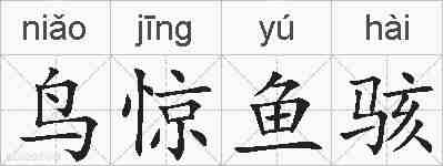 鸟惊鱼骇的拼音