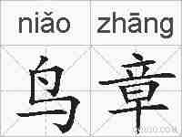 鸟章的拼音