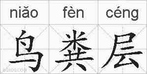 鸟粪层的拼音