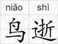 鸟逝的拼音