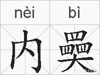 内奰的拼音