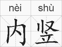 内竖的拼音
