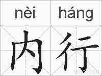 内行的拼音