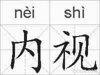 内视的拼音