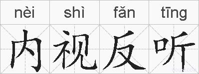 内视反听的拼音