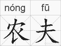 农夫的拼音