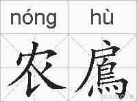 农鳸的拼音