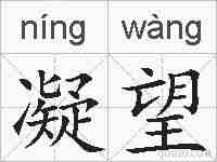 凝望的拼音