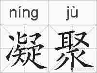 凝聚的拼音