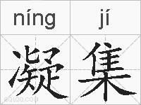 凝集的拼音