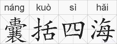 囊括四海的拼音
