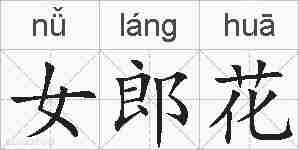 女郎花的拼音