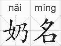 奶名的拼音