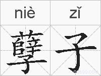 孽子的拼音