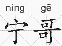 宁哥的拼音