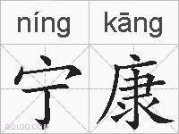 宁康的拼音