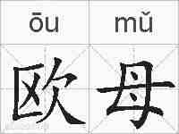 欧母的拼音
