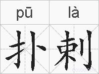 扑剌的拼音
