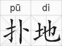 扑地的拼音