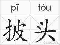 披头的拼音