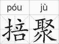 掊聚的拼音