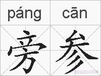 旁参的拼音