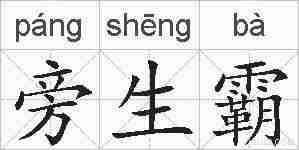 旁生霸的拼音