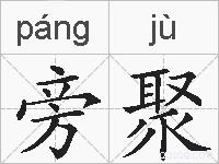 旁聚的拼音