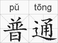 普通的拼音